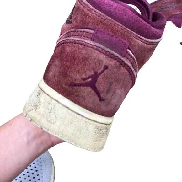 Nike Air Jordan 1 Retro Mid GS 'Bordeaux' Size 6.5 - Picture 10 of 16